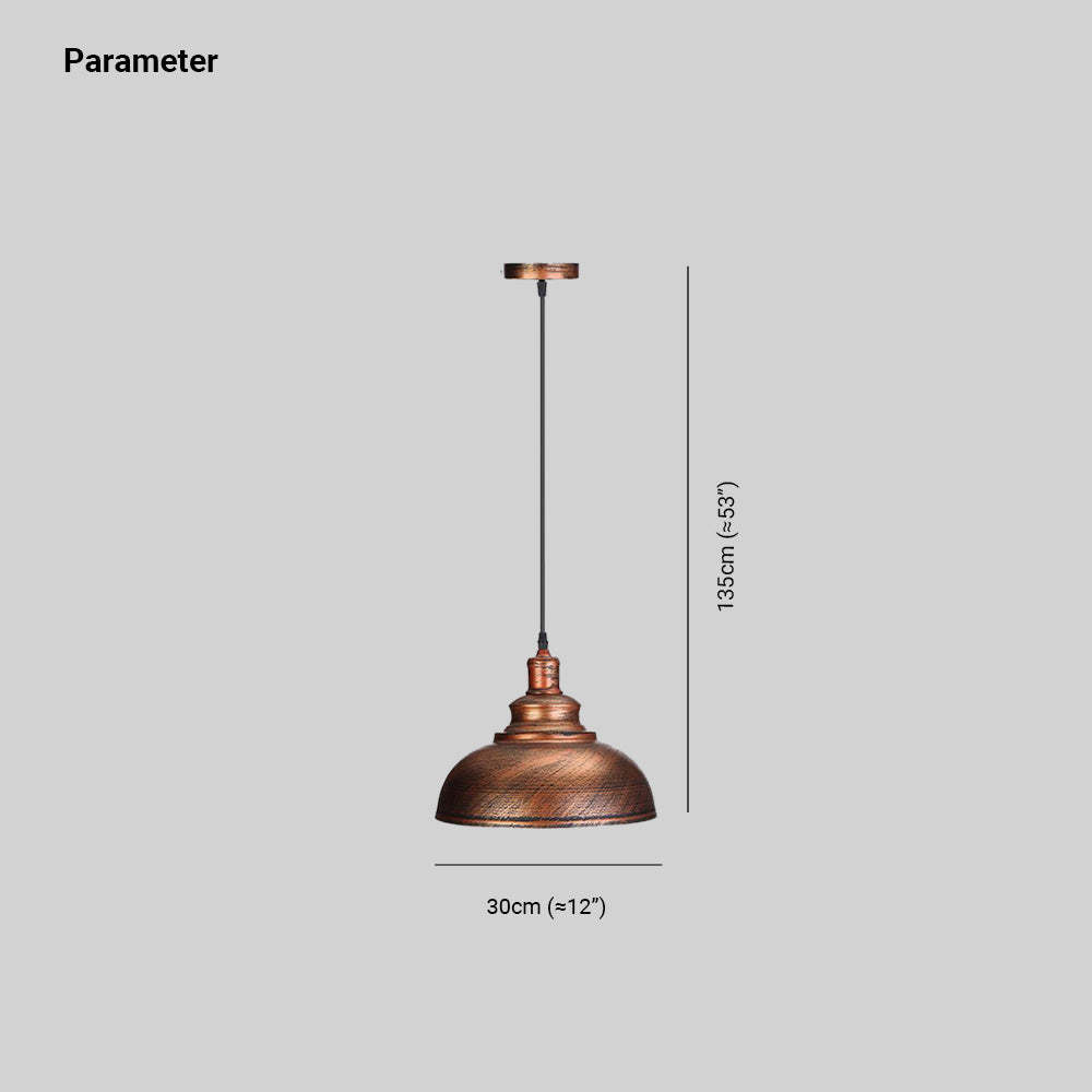 Cooley pendant light dimensions: 135cm height, 30cm wide.