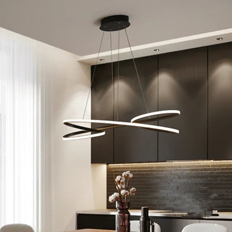 Modern LED Pendant Light in Dining Room | Louise Collection