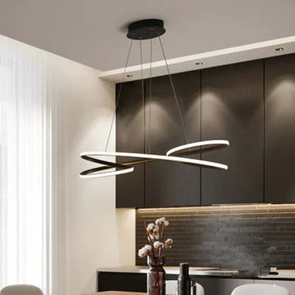 Modern LED Pendant Light in Dining Room | Louise Collection