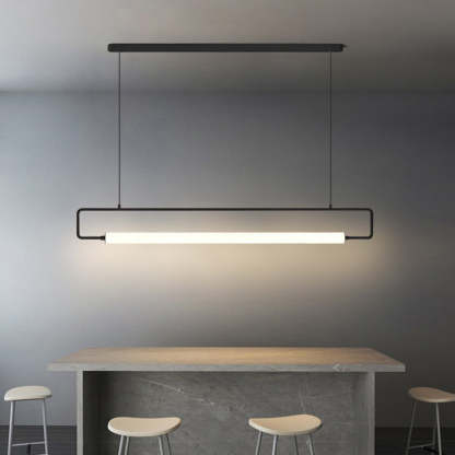 Edge Modern Minimalist rectangular Metal  Pendant Light