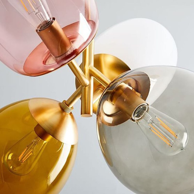 Las Sola Morandi glass pendant light. Colorful design.