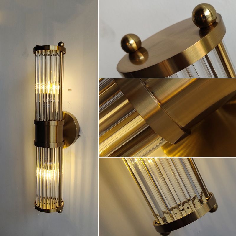 Leigh Metal & Glass Cylindrical Wall Sconce