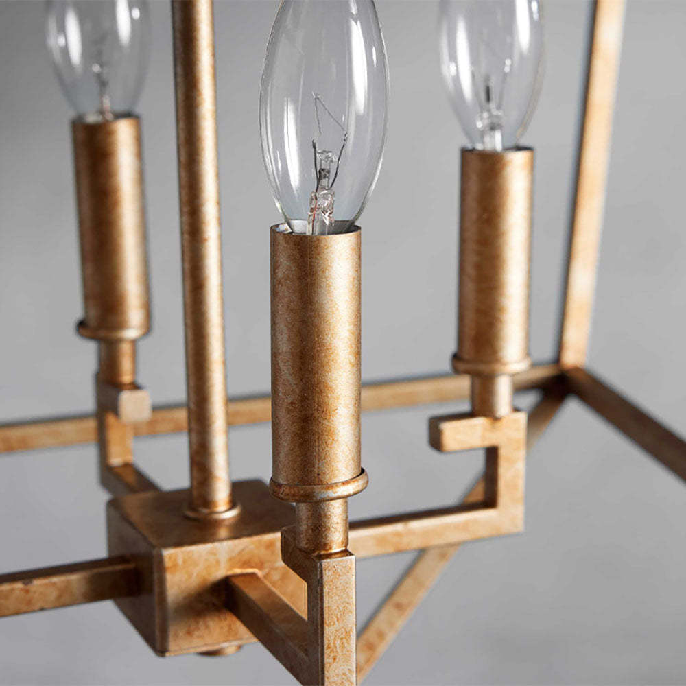 Brass Alessio Pendant Light close up