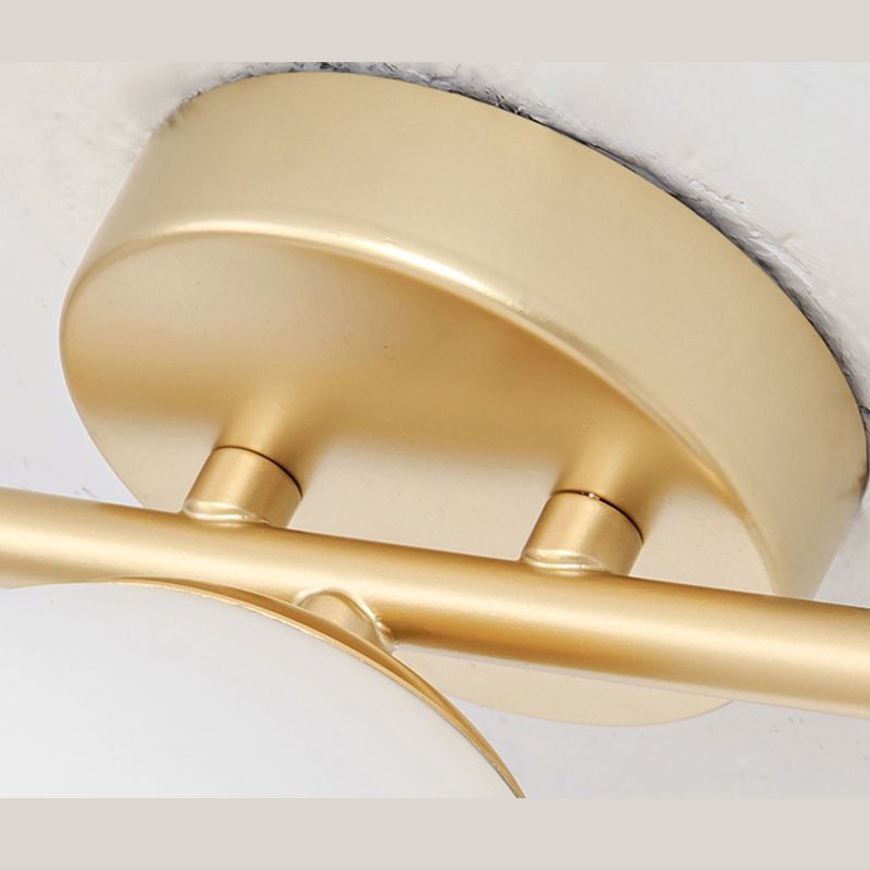 Valentina Modern Vanity Light, Gold Finish Detail