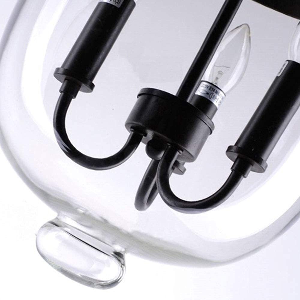 Metal & Glass Alessio Pendant Light Bulbs