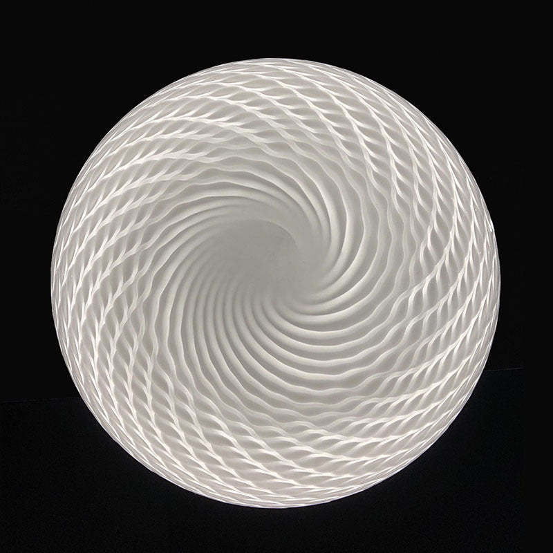 Hailie Pendant Light Glass Shade Swirl Design