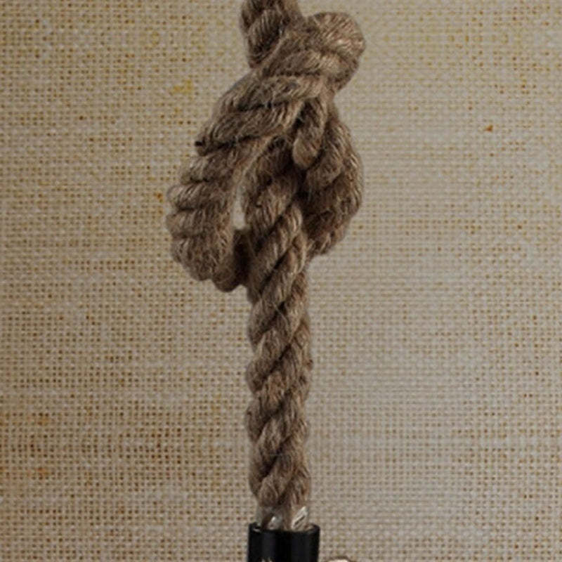 Close-up of Renée pendant light rope detail