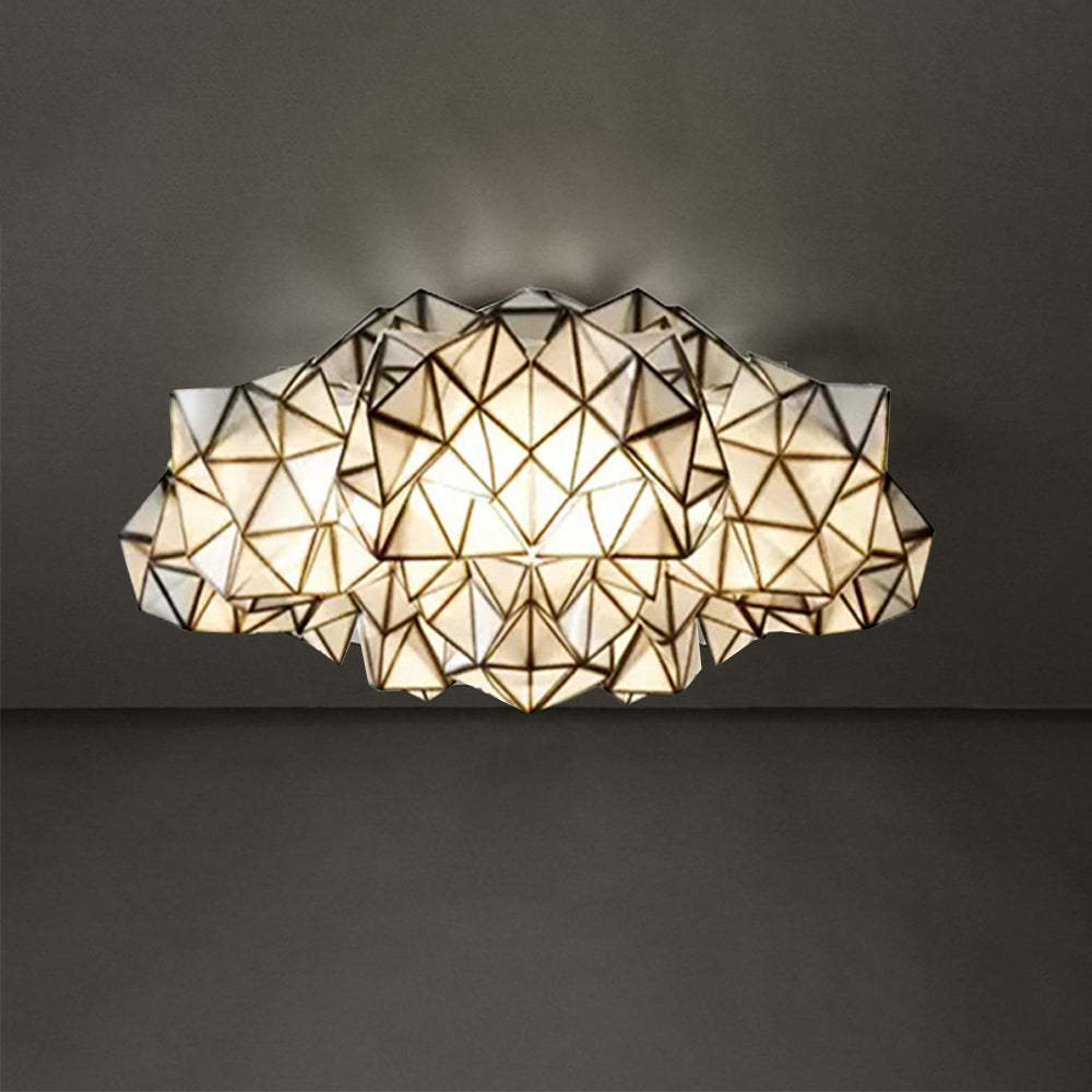 Bella acrylic diamond pendant light by Las Sola.