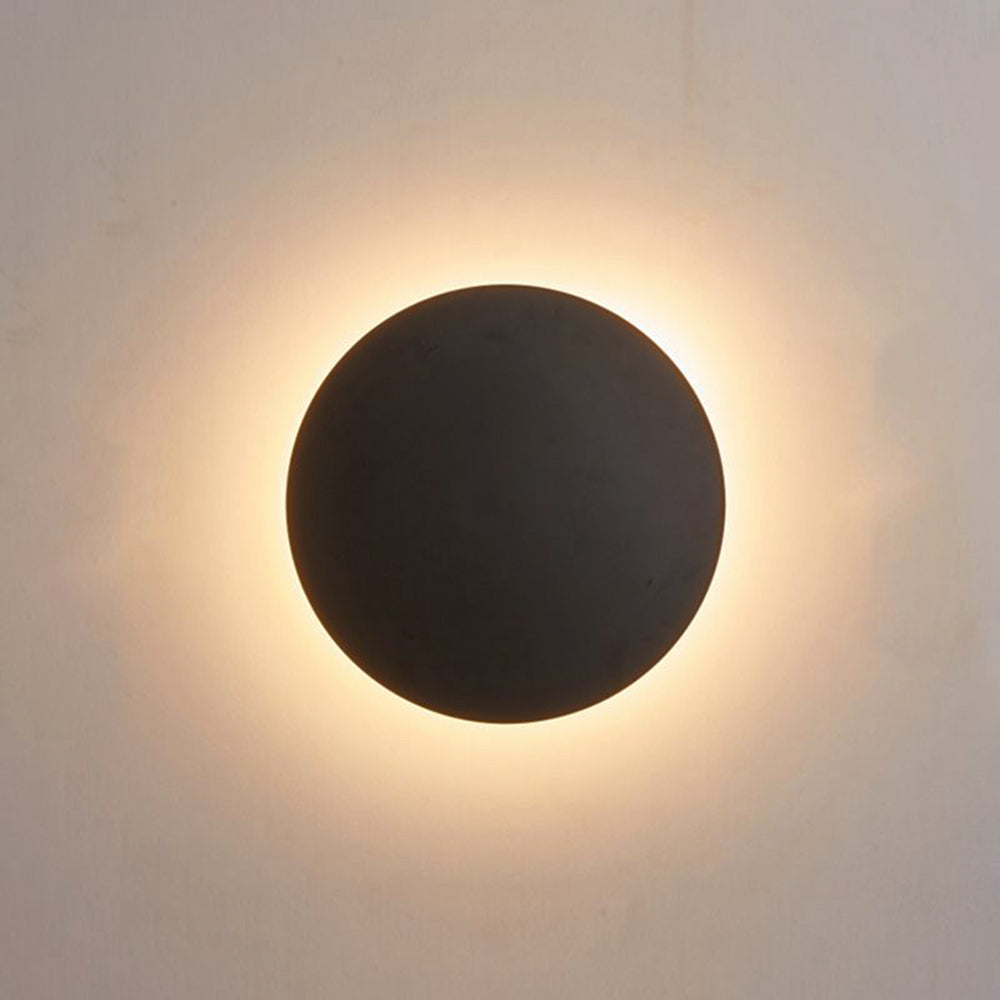 Orr Modern Round Wall Mounted Lamp, Metal, Bedside/Living Room
