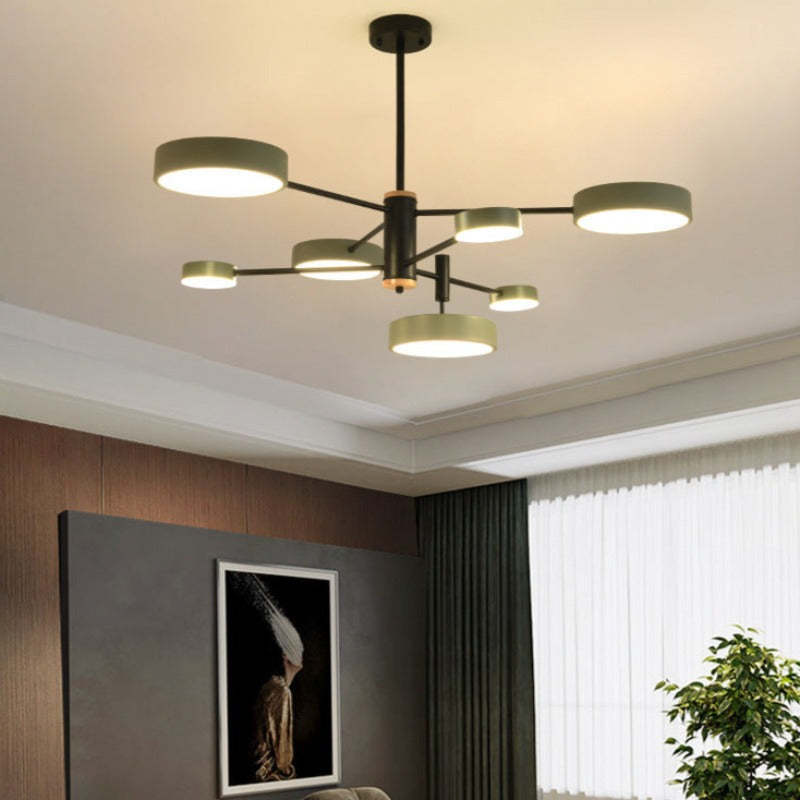 Sienna Pendant Light illuminating modern living room