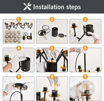 Valentina Pendant Light Installation Steps