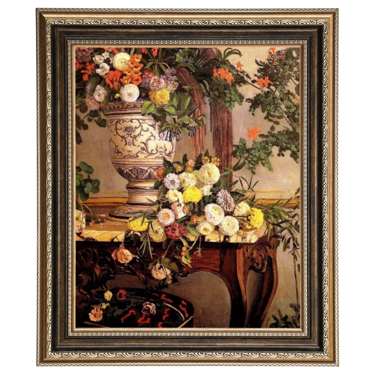 Flowers by Frederic Bazille oil painting reproduction