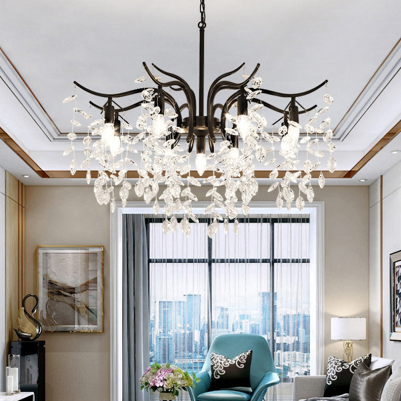 Marilyn Crystal Chandelier in Living Room