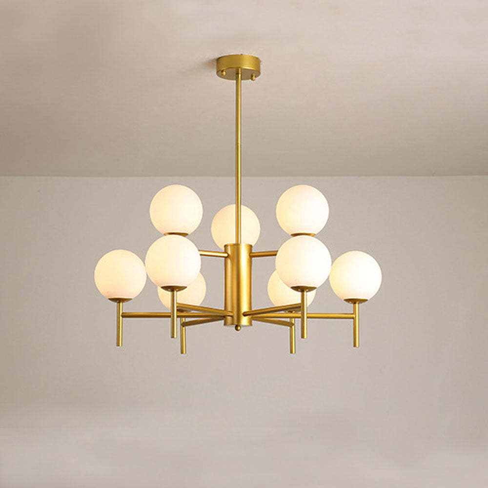 Gold Alessio globe pendant light, modern design
