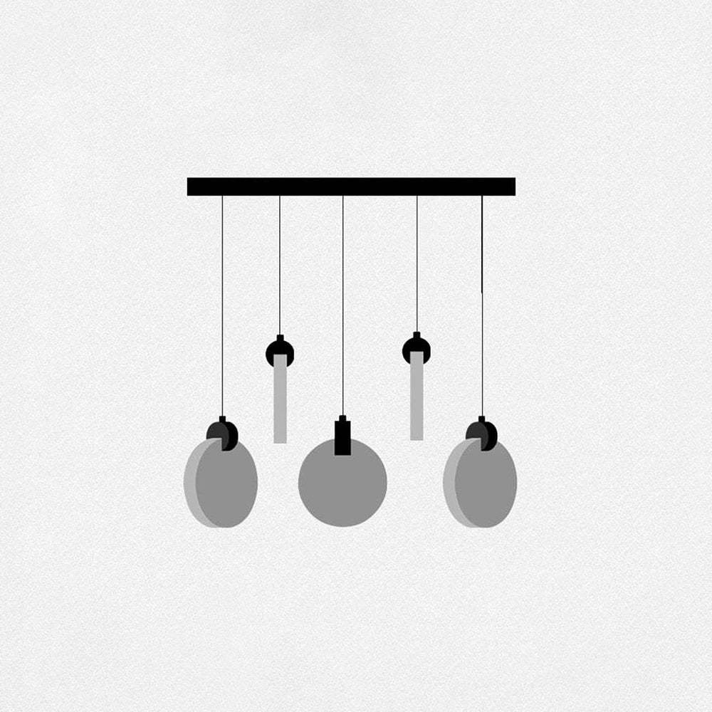 Kristy Chandelier - Modern minimalist lighting