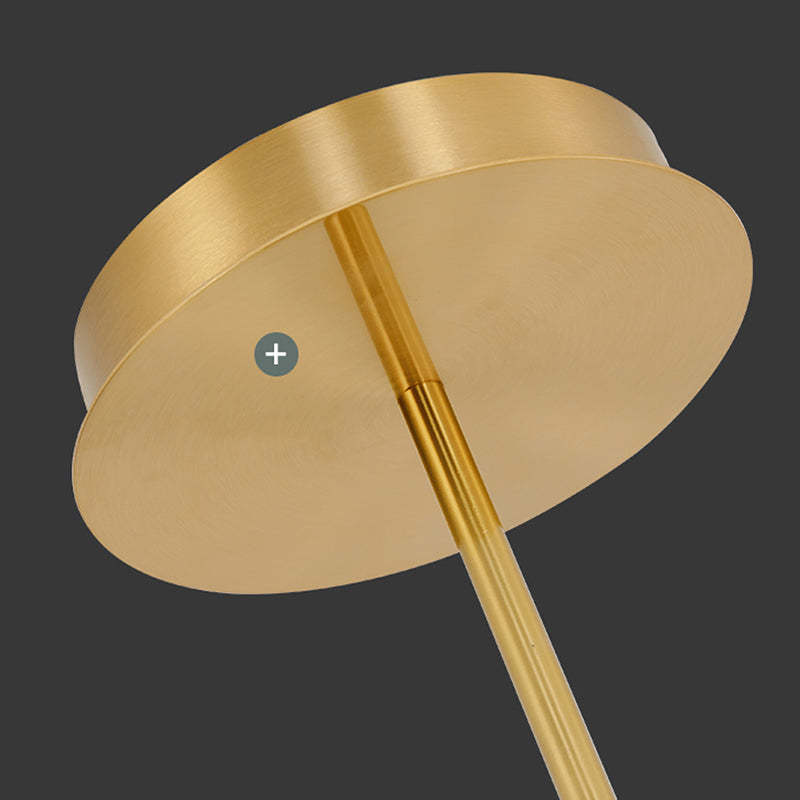 Gold Louise Ceiling Light - Metal Fixture Close-up