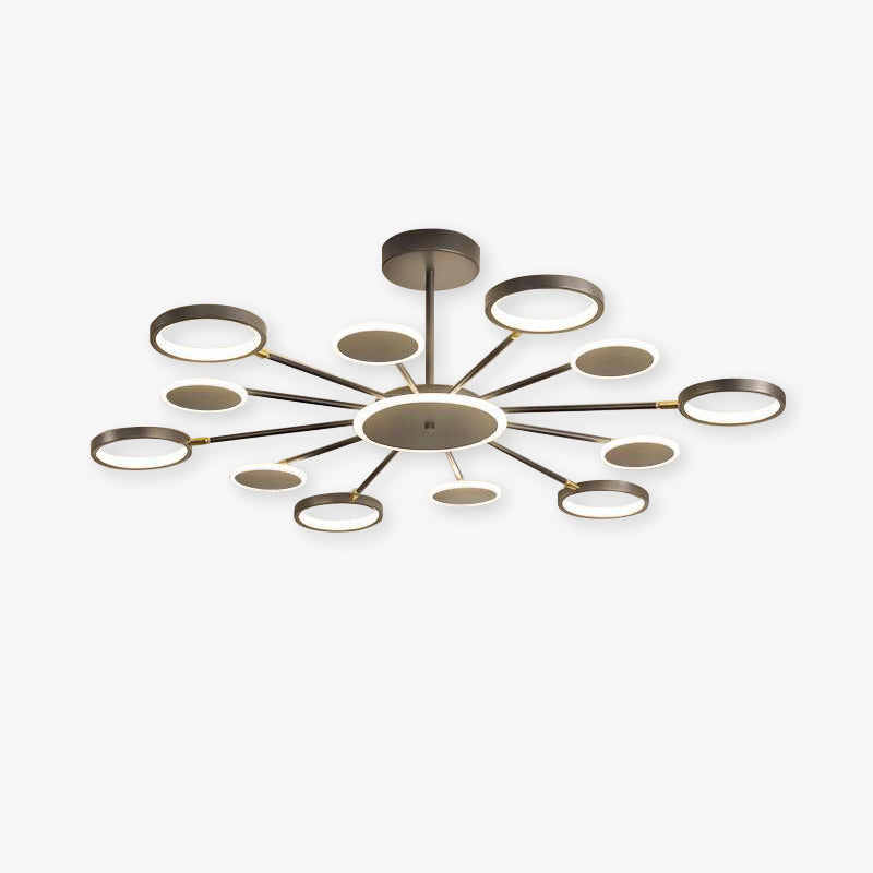 Modern Geometric LED Chandelier