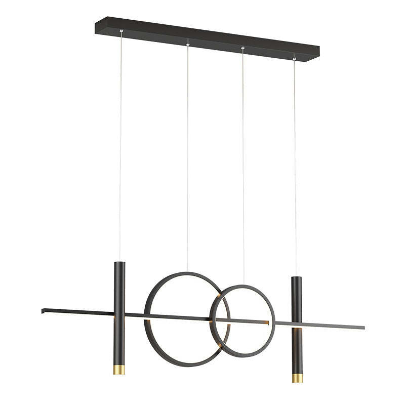 Madina Scandinavian black metal pendant light, modern design