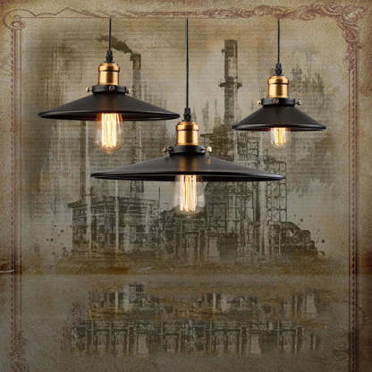 Modern Industrial Pendant Lighting - Alessio Pot Metal Design