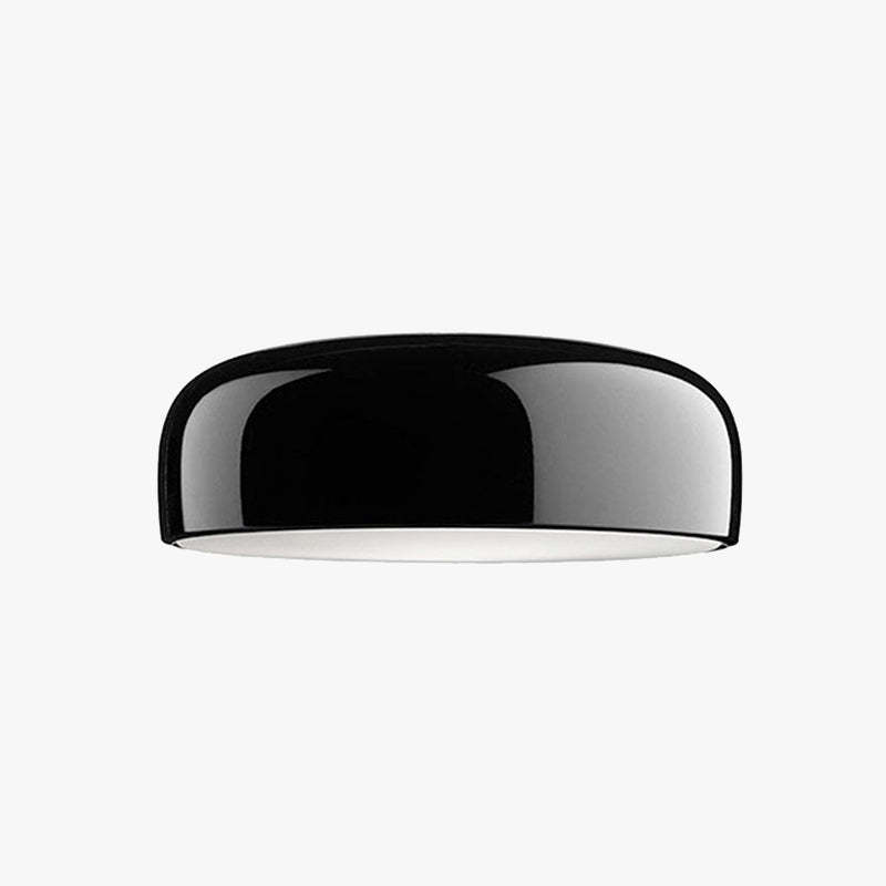 Leilani Modern Black Disc Shaped Ceiling Light