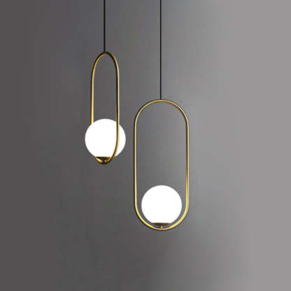 Gold Valentina Globe Pendant Light - Modern Lighting
