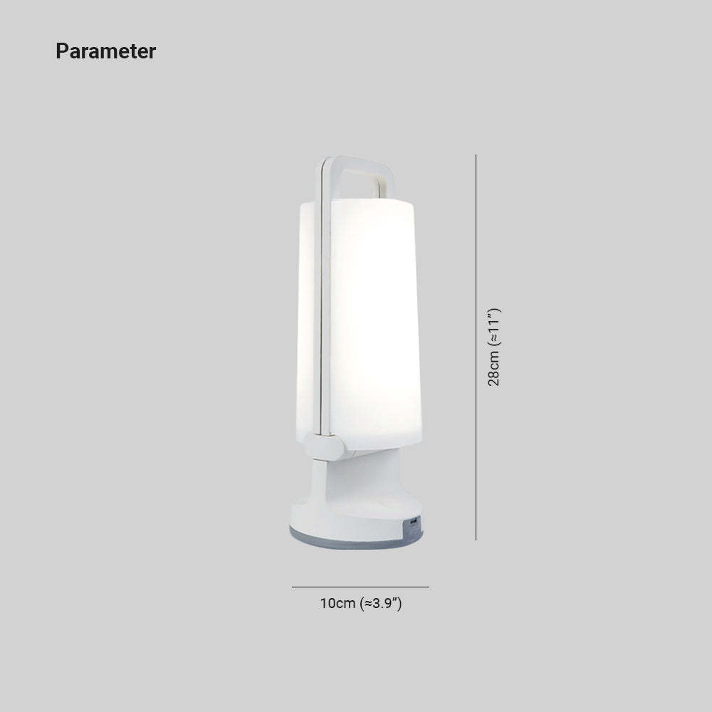 Orr White Solar Lamp Dimensions: 28cm x 10cm