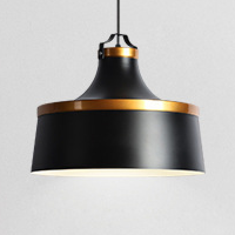 Black Morandi pendant light with gold accents, Las Sola lighting