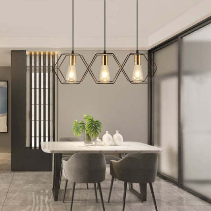 Farmhouse Pendant Light over Dining Table