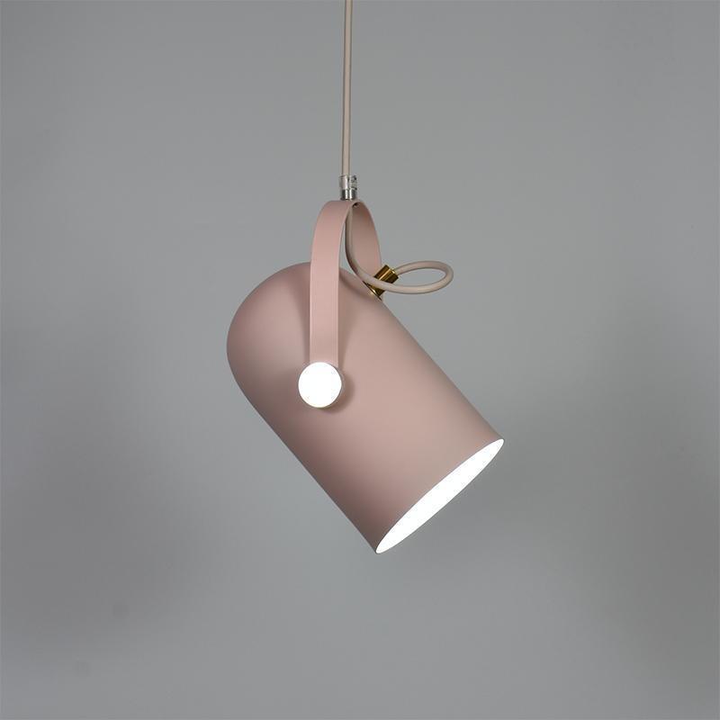 Modern Morandi Pink Pendant Light
