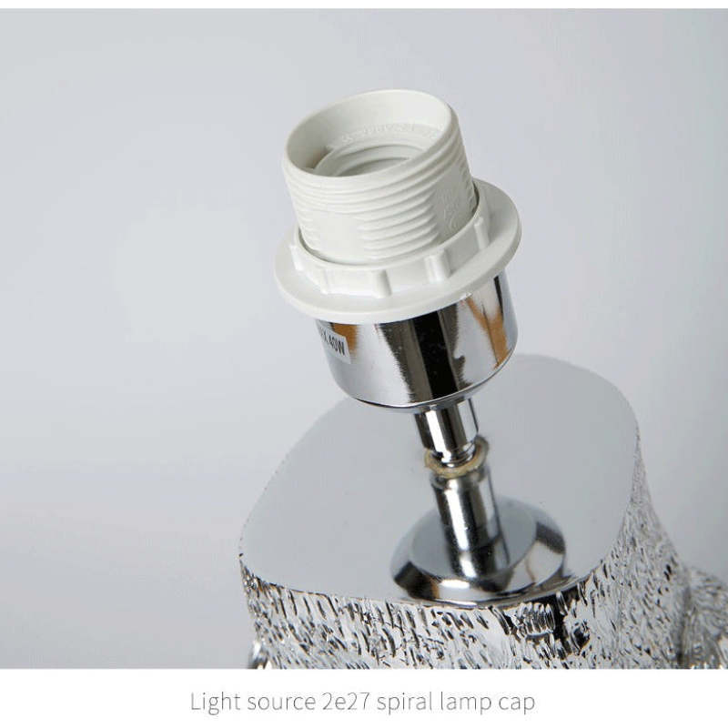 Alice Rabbit Lamp: 2e27 spiral lamp cap detail