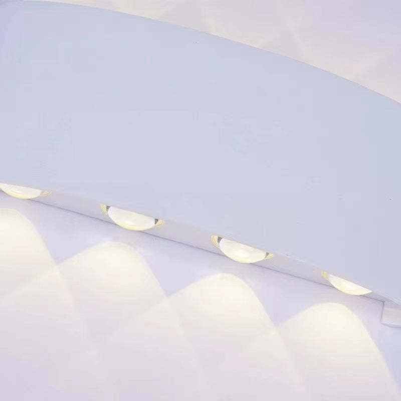 White Orr modern outdoor wall lamp lighting