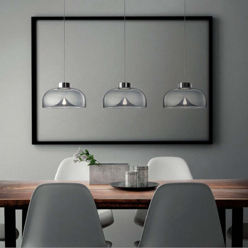 Herbert Modern Mountain Pendant Lights over Dining Table