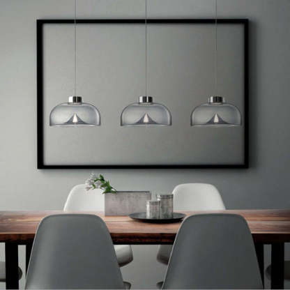 Herbert Modern Mountain Pendant Lights over Dining Table