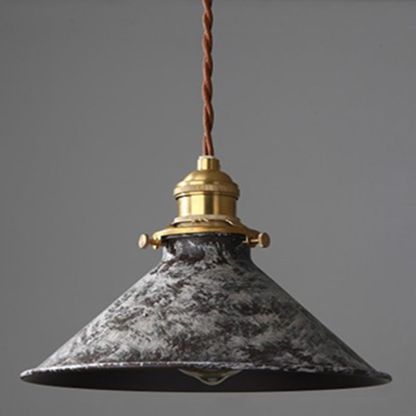 Alessio rustic pendant light with aged rusty finish Alessio Aged Rusty Vintage Rustic Finish Pendant Light, 3 Style
