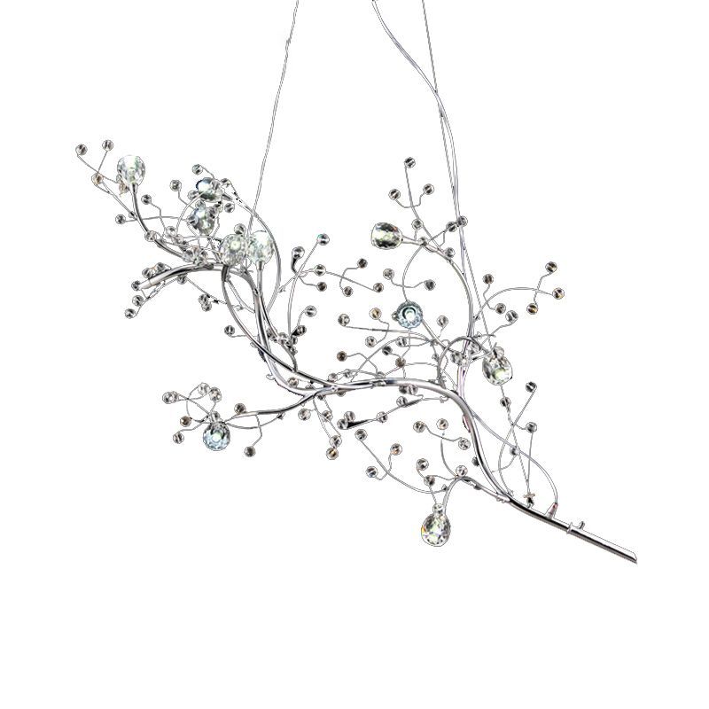 Olivia Art Deco Crystal Branch Pendant Light