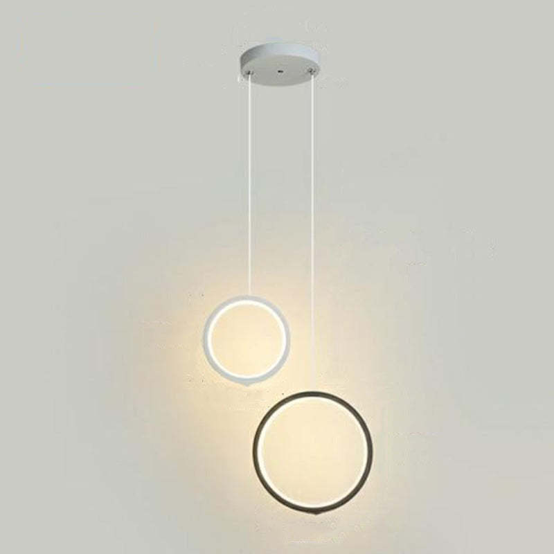 Nyla Modern Minimalist LED Pendant Lights - Circle Design