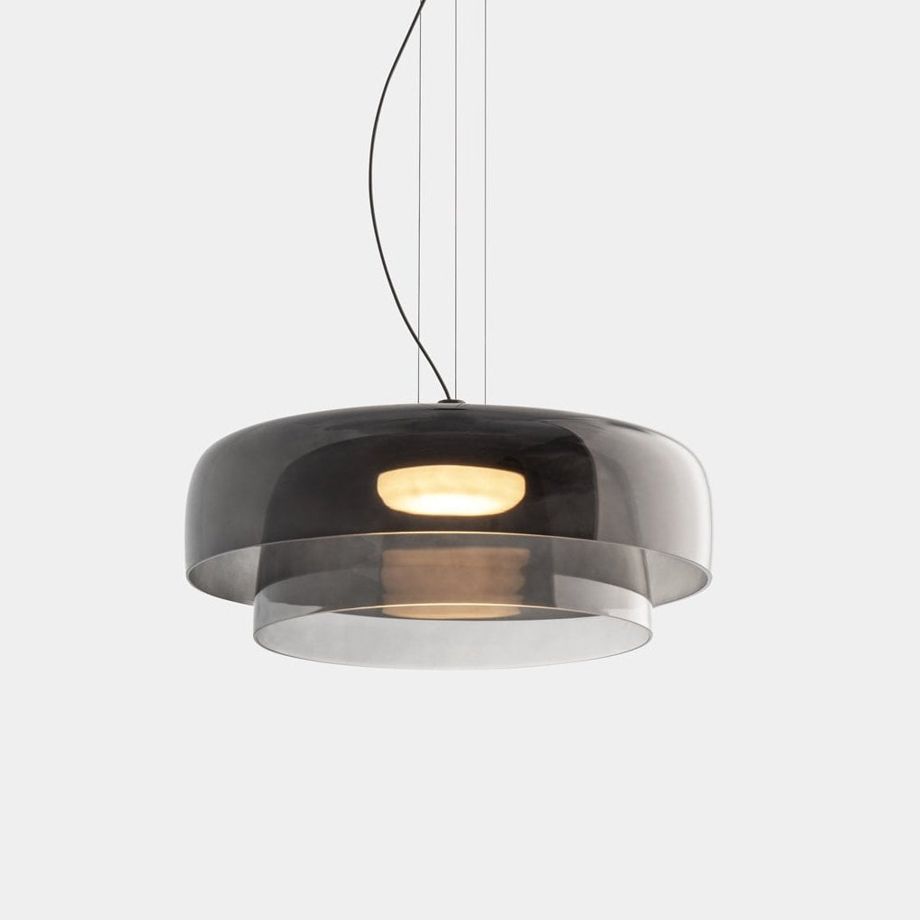 Morandi Modern Pendant Light, Glass Shade