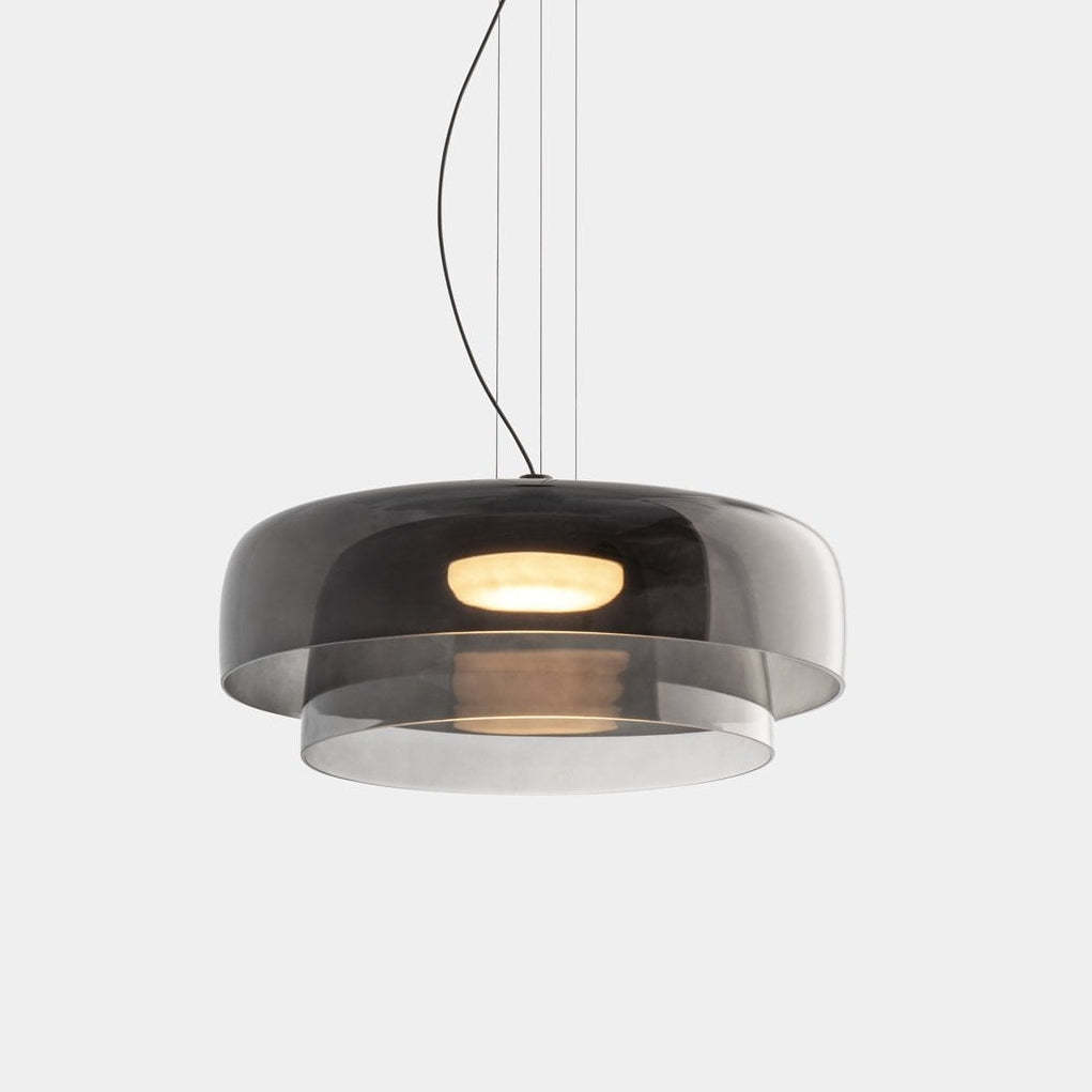 Morandi Modern Pendant Light, Glass Shade