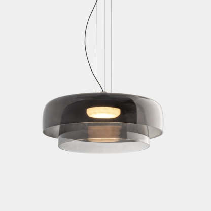 Morandi Modern Pendant Light, Glass Shade