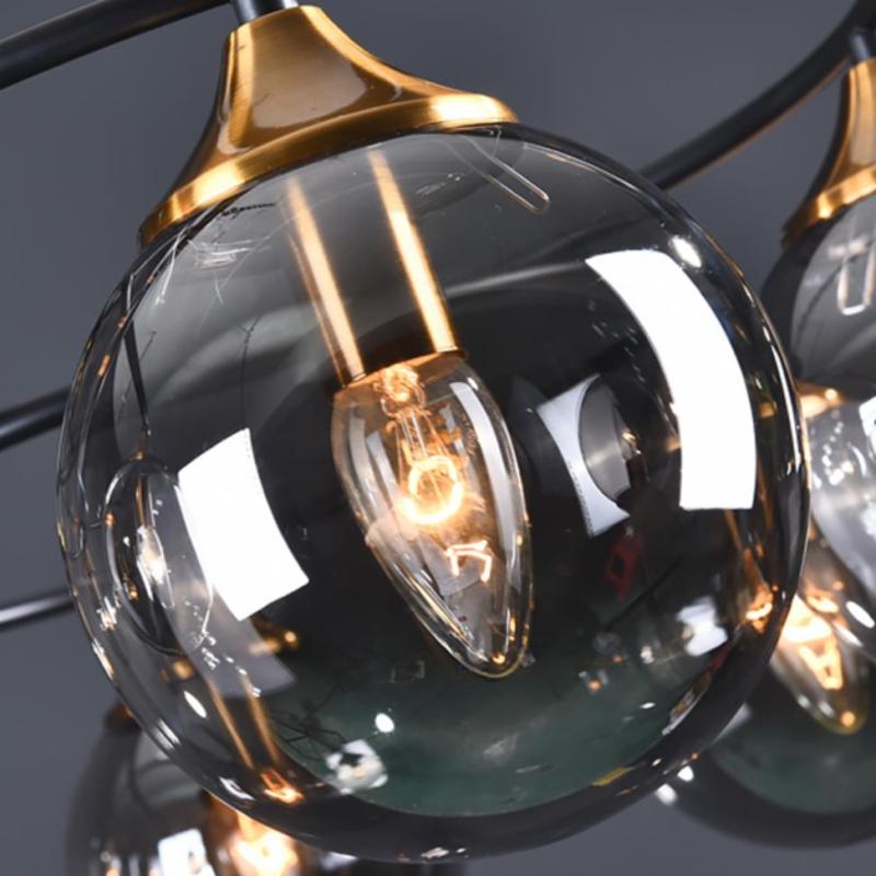 Close-up: Valentina Nordic Bubble Glass Ceiling Light