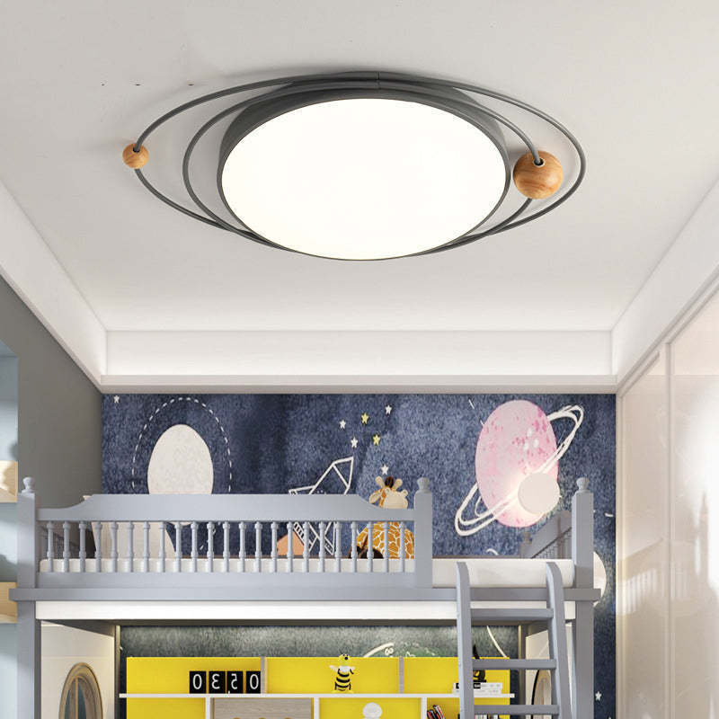 Quinn galaxy ceiling light in a kid's bedroom