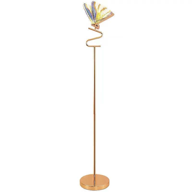 Gold Kady Butterfly Floor Lamp, modern living room decor