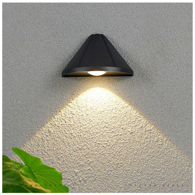 Modern cone LED outdoor wall lamp lighting