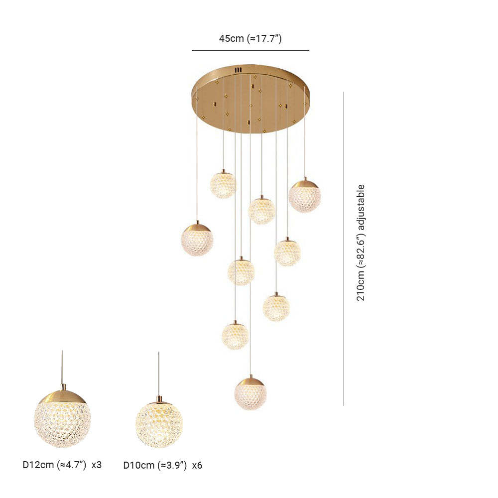 Jibril Pendant Light Dimensions and Details