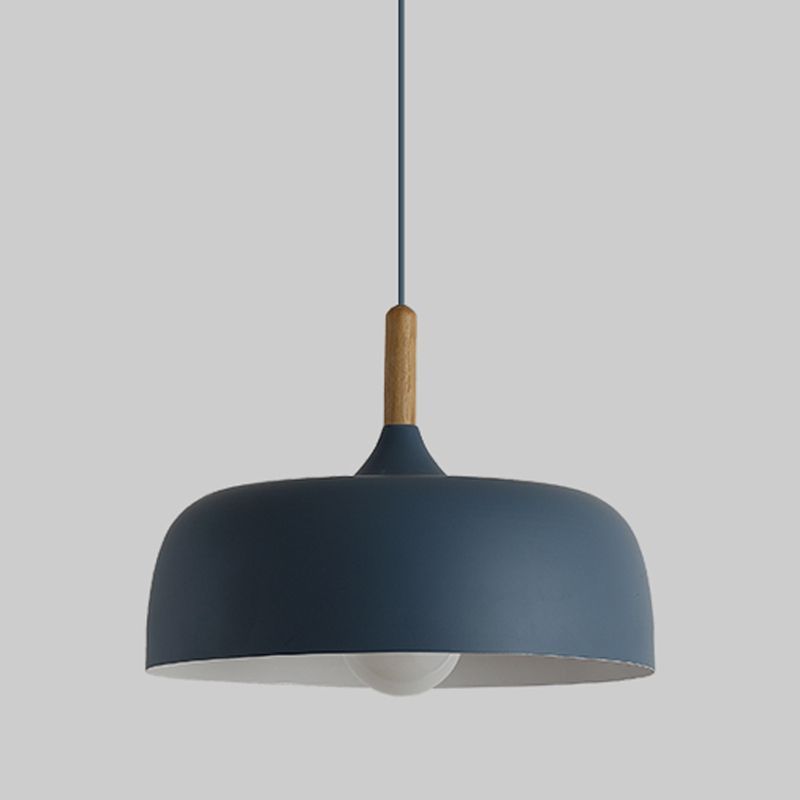 Blue Leilani pendant light for dining room.