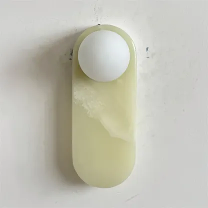 Jade Marble Minimalism Wall Lamp