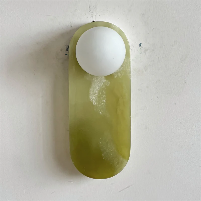 Jade Marble Minimalism Wall Lamp