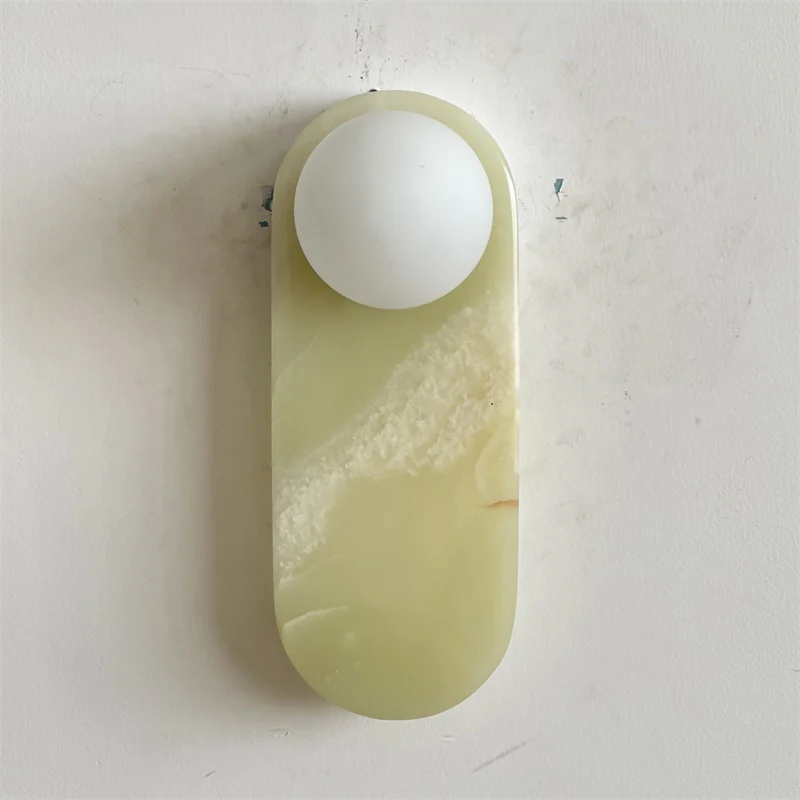 Jade Marble Minimalism Wall Lamp