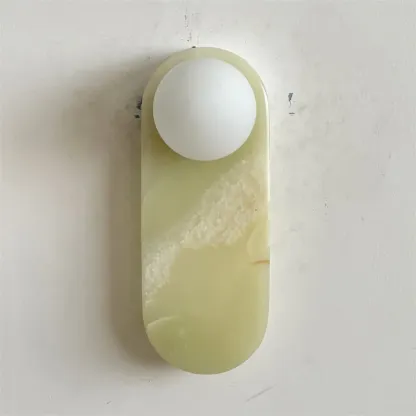 Jade Marble Minimalism Wall Lamp