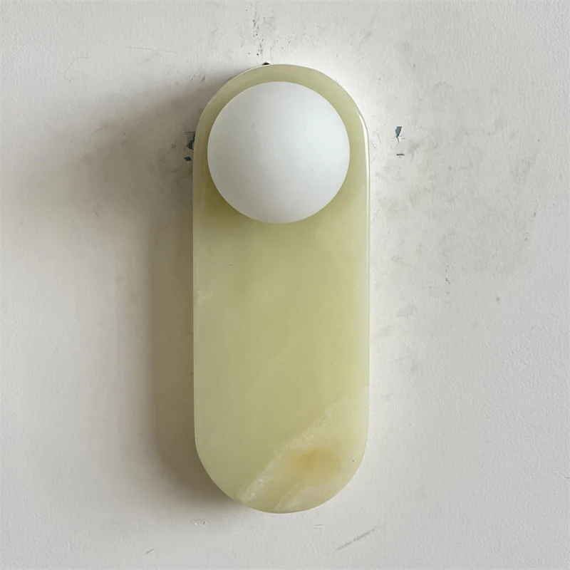 Jade Marble Minimalism Wall Lamp